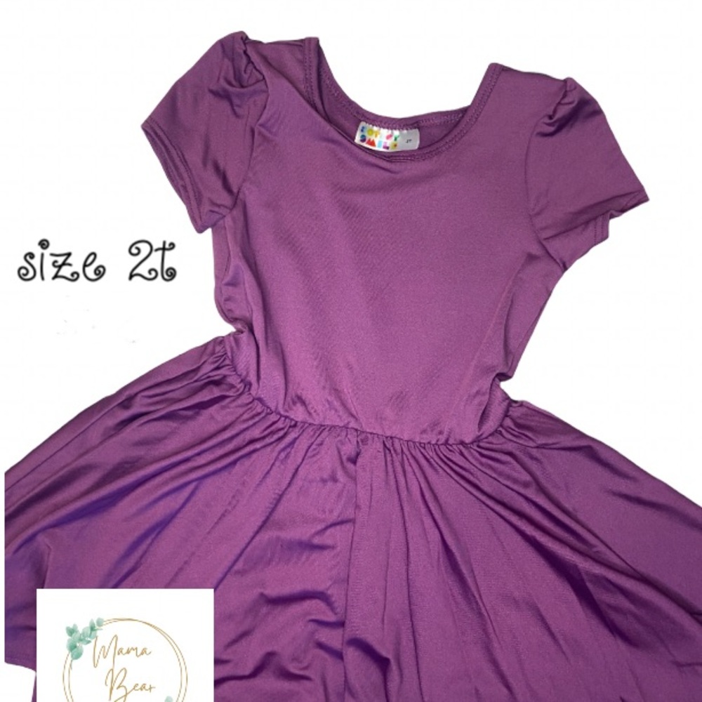 Royal purple dress